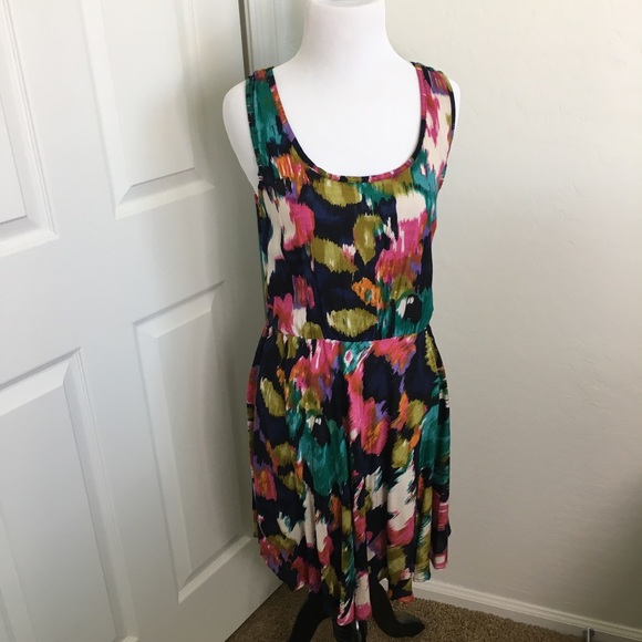NWT Angie Watercolor Dress - Picture 1 of 7